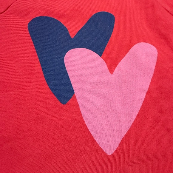 Primary Heart Sweatshirt Sz 3 - Picture 3 of 6